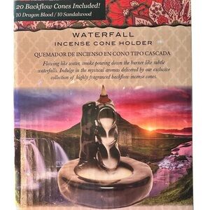 Waterfall Incense Cone Holder - NIB